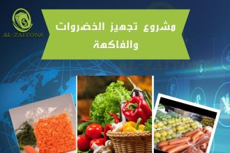 مشروع تجهيز الخضروات والفاكهة